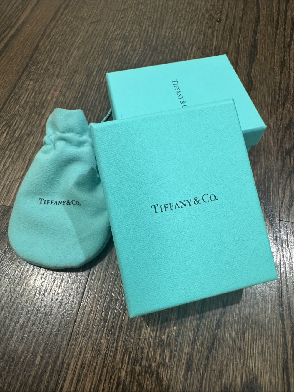 2 Tiffany & Co. Jewelry Boxes and Drawstring Pouch